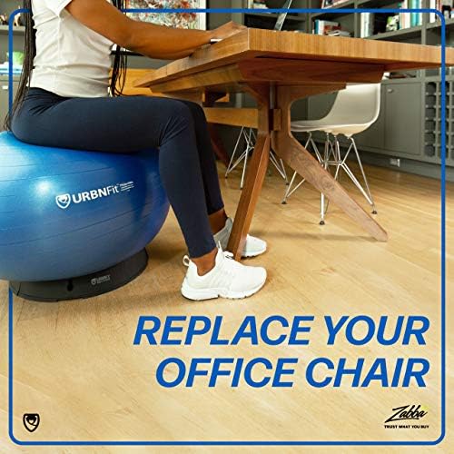 URBNFit Exercise Ball Chair Stand Base for Yoga, Swiss, Stability and Office Balance Balls - използва се за сядане, упражнения