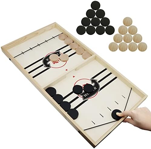 Fast Sling Пък Game, Large Size Table Desktop Battle Board Games Toys, Desktop Sport Board Game for Family Game, Suit