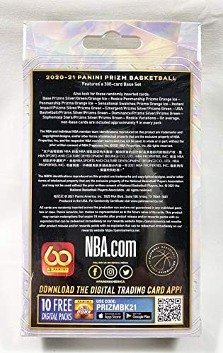 2020-21 Панини Prizm NBA Basketball HANGER box (20 карти/кутия)