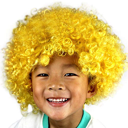 Disco Party Смешни Afro Clown Hair Football Марияна Hair Products Сладко Short Wigs With Бретон Sales In Wigs Short Боб