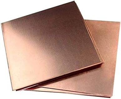 YUESFZ меден лист Чиста мед метален лист Фолио за Бижута, Подходящи за заваряване и Braz 300 mm x 300 mm,300 mm x 300