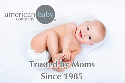 American Baby Company Cotton Jersey Knit Fitted Crib Sheet for Standard Crib & Toddler Mattresses, Пепеляво-Сиво,