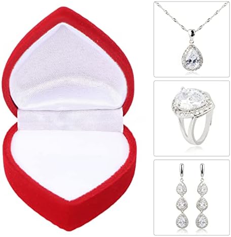 zHONgRT Love Jewelry Box, Реколта Изискан Подарък кутия за бижута, Подходяща за сделки пръстени и подарък с помощта на