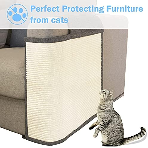 Oroonoko Cat Scratch Furniture Protector with Natural Sisal for Protecting Дивана Sofa Chair Furniture