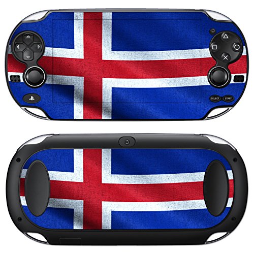 Sony PlayStation Vita Дизайн на Кожата знаме на Исландия Стикер Стикер за PlayStation Vita