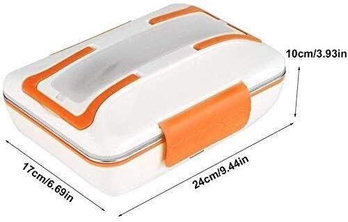 CffdoiFanh Bento Box, Електрически Нагревател Храни Обяд-бокс, Контейнер От Неръждаема Стомана Преносими Електрически