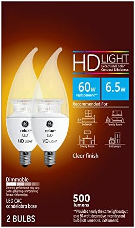G E LIGHTING 92270 6.5 W LED CAC Лампа (2 опаковки)