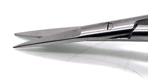 10× Yasargil Микро Ножици 7.5 Остри/Остри И Директни Хирургически Инструменти От Неръждаема Стомана