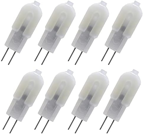 G4 Led Лампа JC Bi-pin Base Light 8 Pack Mini 1.5 W Light Corn Еквивалент 20W Халогенна крушка за Полилея, Трекового осветление,