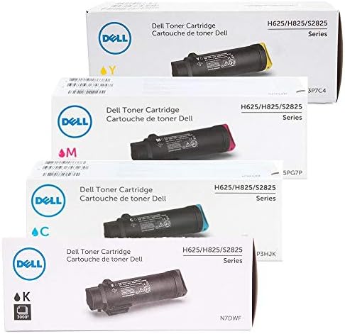 Комплект тонер касети Dell 4-Color High Yield за лазерни принтери H625, H825, S2825