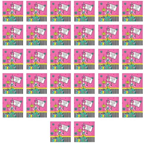 Beistle Доли Mama 's Adult Celebration Lunch Napkins 32 Piece Girls Night Out Party Доставки Birthday Decorations Посуда, 6.5 x 6.5, за Боядисана