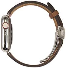 SONAMU New York, Френски полнозерновой кожена каишка Премиум-клас, който е Съвместим с Apple Watch Band, Автоматична закопчалка