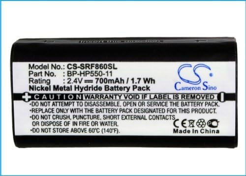2.4 V BP-HP550-11 Замяна батерия Ni-MH Pack е Подходящ за Sony MDR-IF245RK, MDR-RF4000, MDR-RF810, MDR-RF810RK, MDR-RF840,