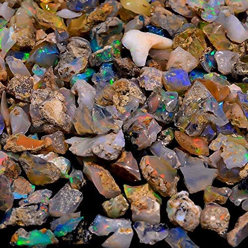 50Gram Fire Play Opal Груб Gemstone | Natural Opal Stone | Raw Crystal Gemstone | Ethiopian Gemstone For направи си САМ