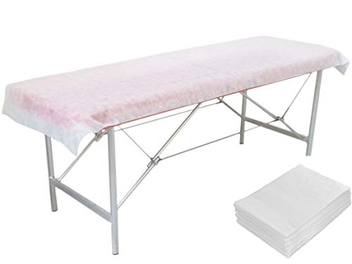 DAVELEN Massage за Еднократна употреба настолни кърпи, 20 опаковки, Маслоустойчив и непромокаеми Покривала за спа, салони