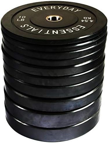 BalanceFrom Всеки Ден Essentials Color Coded Olympic Bumper Plate Weight Plate