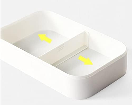 Двухраздельная BPA-Free Bento Lunch Box за възрастни и деца с Екологично чиста лъжица и вилица (1480 милилитра)