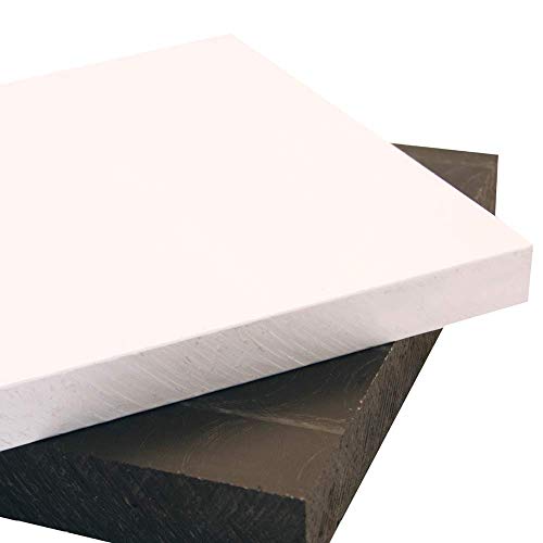 Пластмасов лист HDPE с дебелина 1/2 24 x 24 (черен) | Fulful by ShapesPlastics