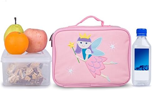 Wildkin Kids Изолирано бродирана чанта за обяд за момчетата и момичетата, Идеална за опаковане на горещи или студени закуски